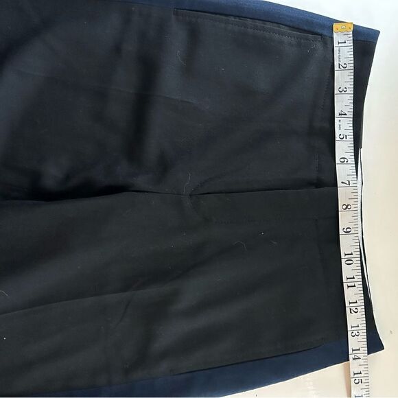 NEW Club Monaco Black Blue Ryanne slim leg Pant Size 0 - Picture 7 of 15